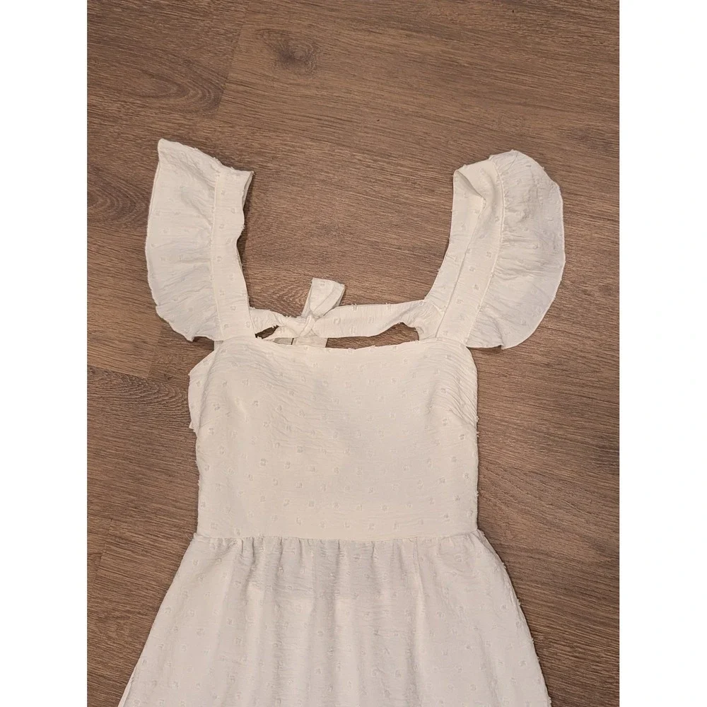 Dreamy Cottagecore Swiss Dot Maxi Dress - Picture 5 of 11